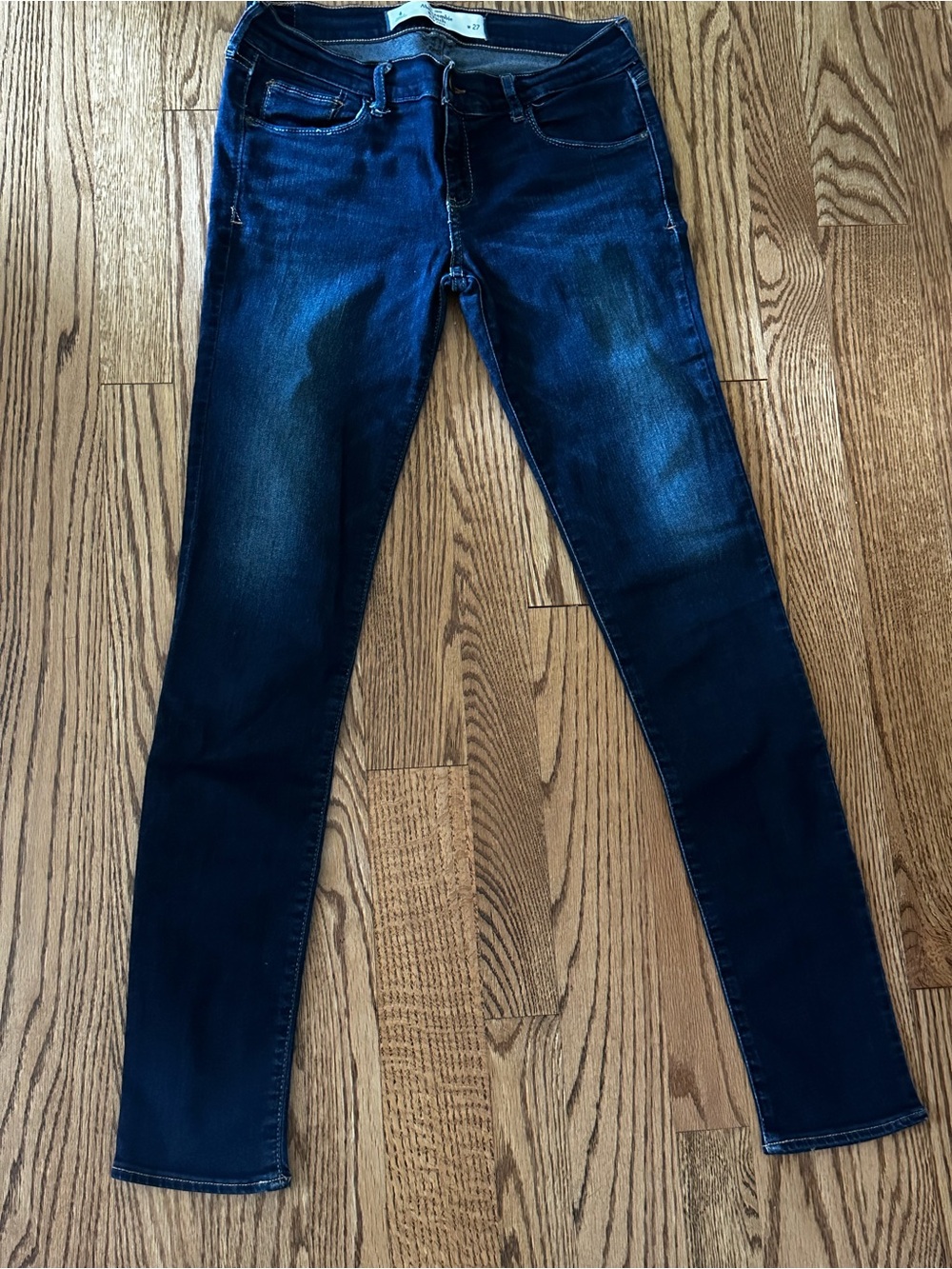Abercrombie & Fitch Vintage Dark Blue Skinny Jeans